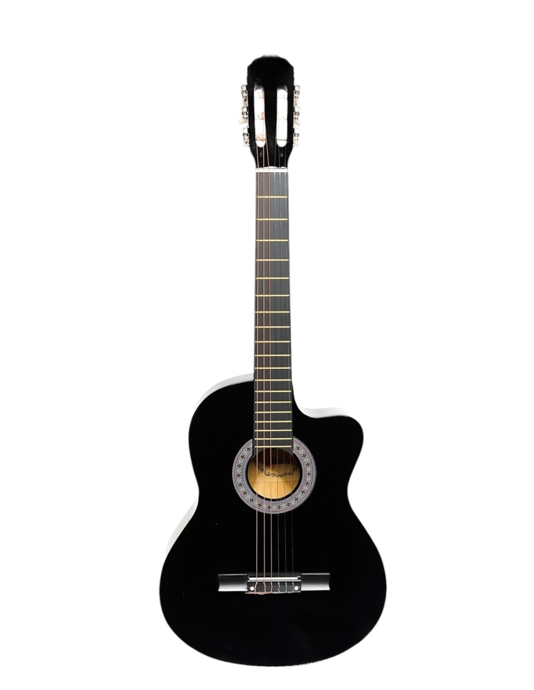 CG-3901BK Klasik Gitar 4/4 Sap Ayarlı Kesik Kasa Full Set