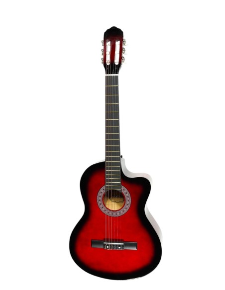 CG-3901RD Klasik Gitar 4/4 Sap Ayarlı Kesik Kasa Full Set