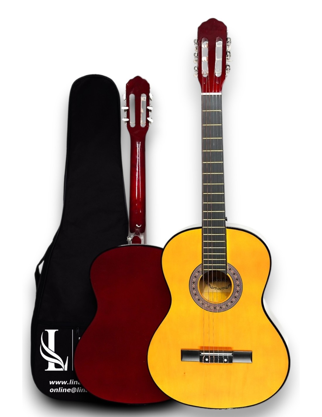 CG-3902Y Klasik Gitar 4/4 Yetişkin Boy Sap Ayarlı Full Set 2