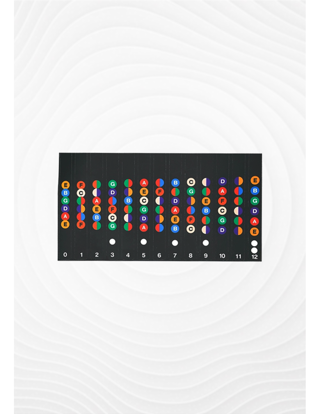 Furia FV-10C Gitar  Nota Stickerı