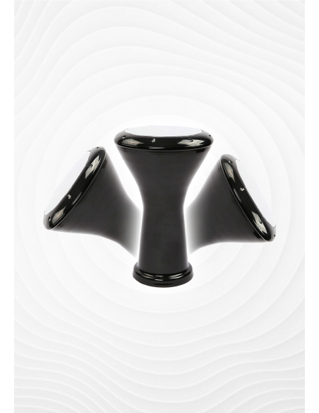Furia FCD-10BK Düz Siyah Çömlek Darbuka