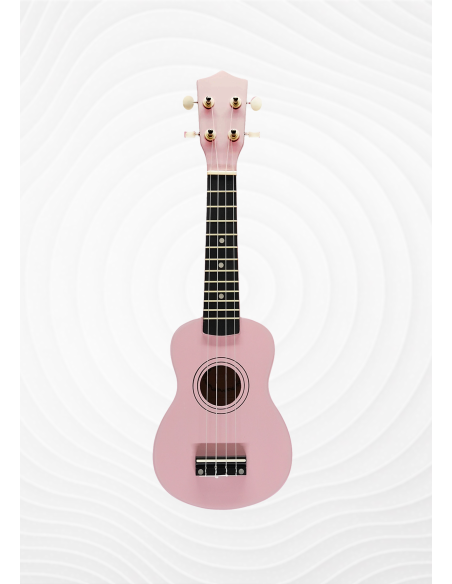 🎵 FU-21PK Soprano Boy Ukulele | Pembe Renk, Tatlı ve Neşeli Tınılar
