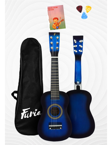 🎸 Furia FR-23BLS 6 Telli Çocuk Gitarı | Lacivert Renk, Ergonomik ve Eğlenceli