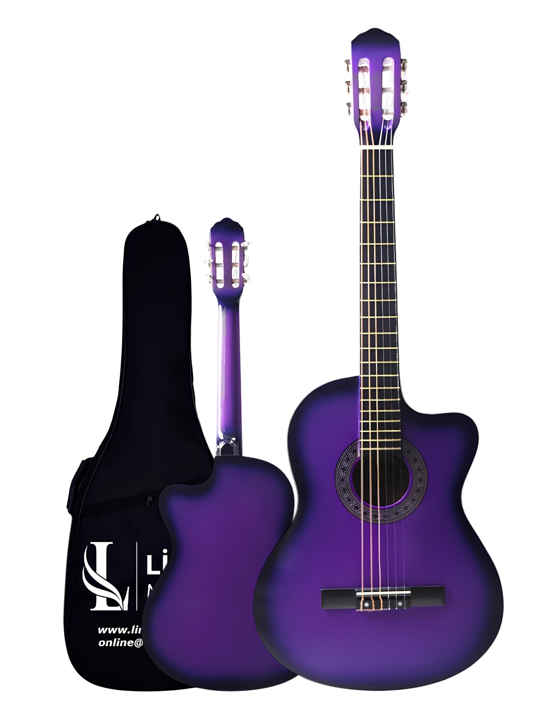 CG-3901PRS Klasik Gitar 4/4 Sap Ayarlı Kesik Kasa Full Set