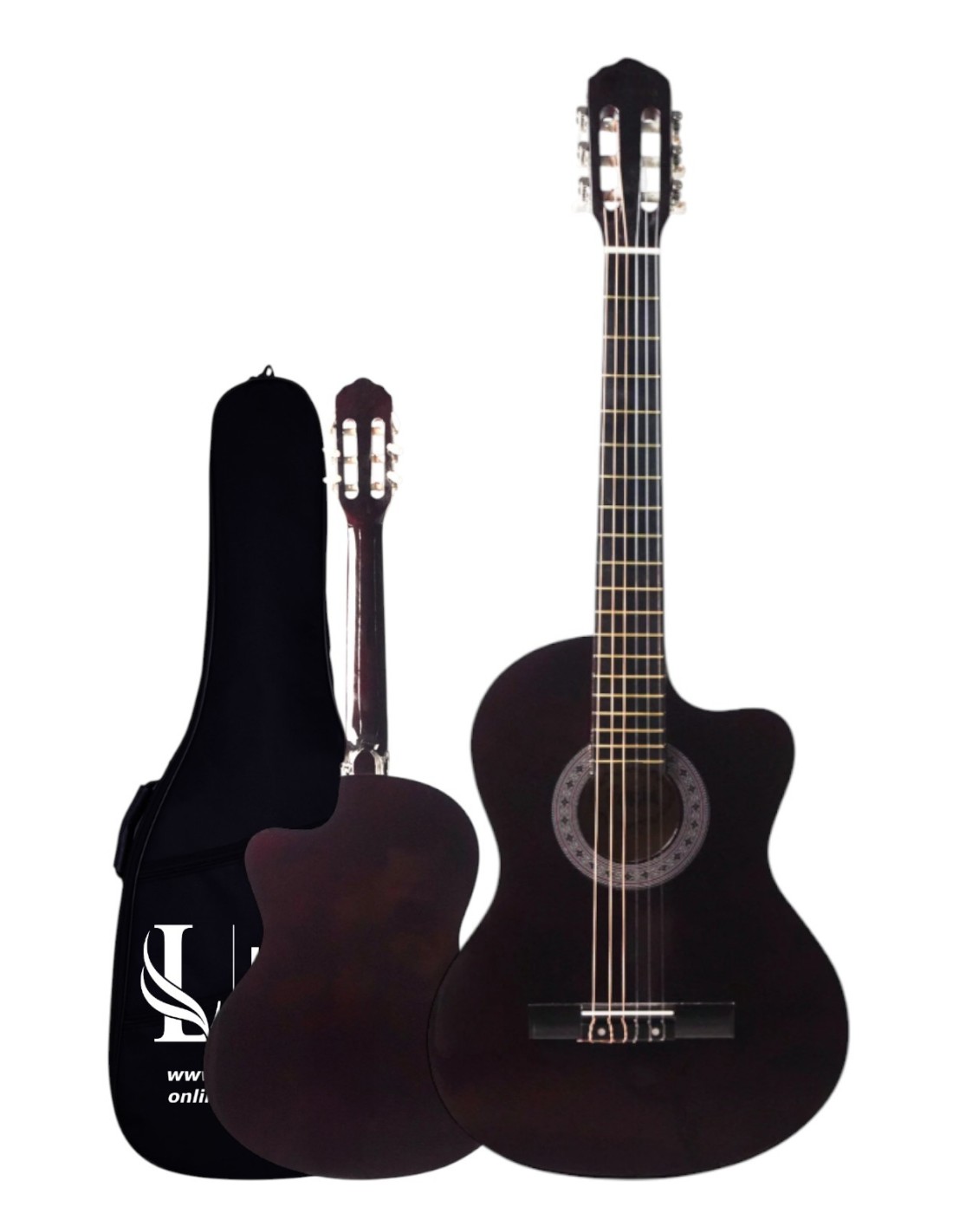 CG-3901CF Klasik Gitar 4/4 Sap Ayarlı Kesik Kasa Full Set