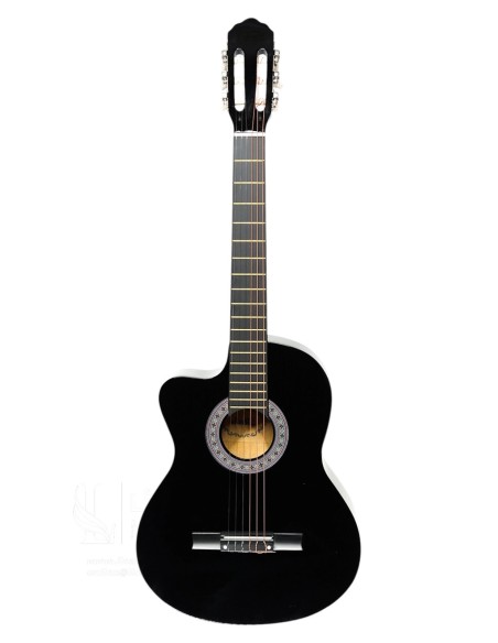 CG-3901BK SOLAK Klasik Gitar 4/4 Sap Ayarlı Kesik Kasa Full Set