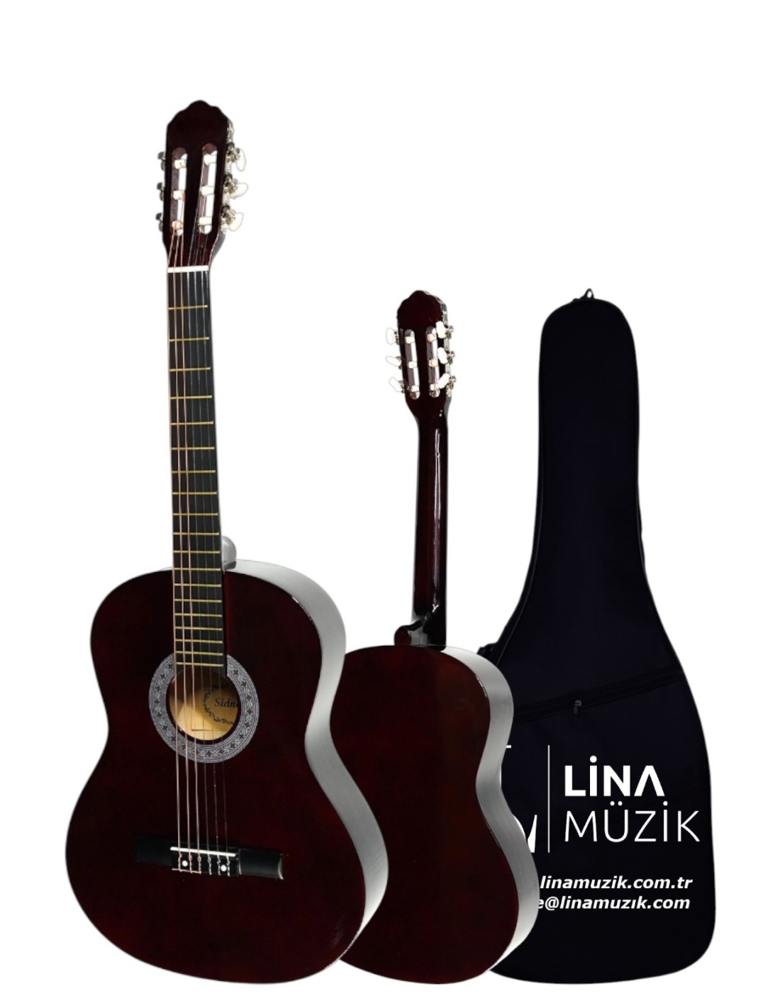CG-3602CF Klasik Gitar 3/4 – Sap Ayarlı Full Set (Kahverengi)
